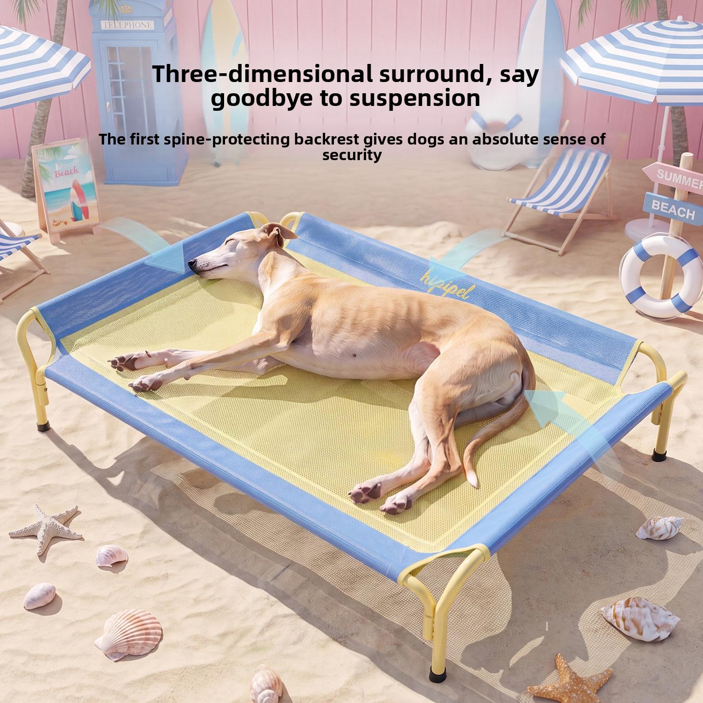 Dopamine contrasting color pet - Outdoor Camping Dog Bed review and price