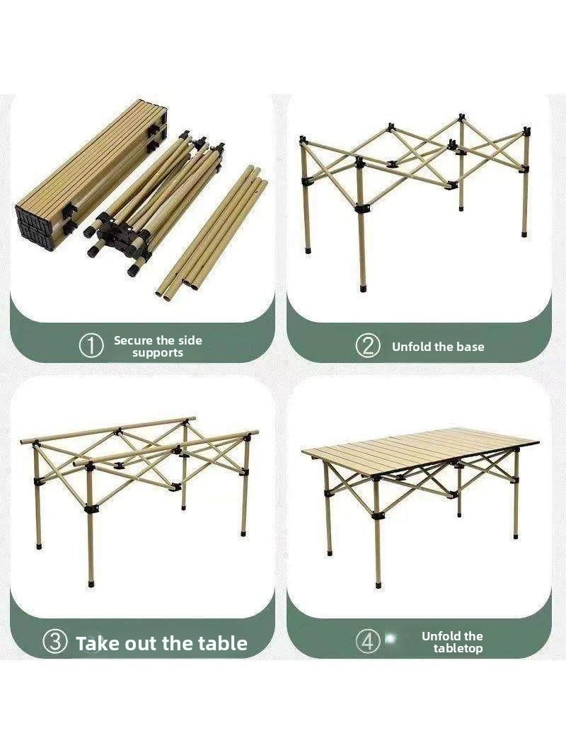 Outdoor Portable Folding Table - Outdoor Camping Dining Set review and price