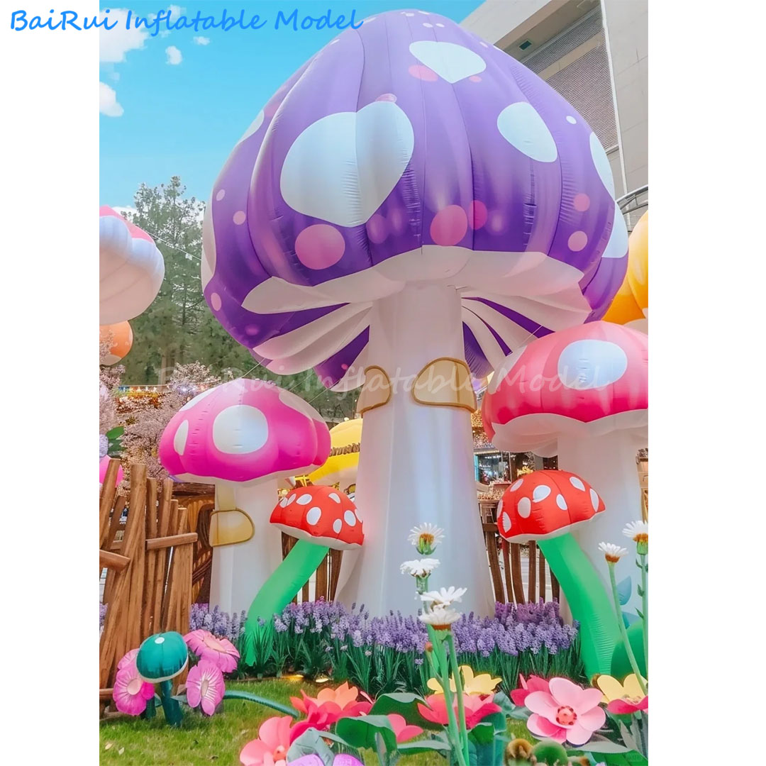Giant Inflatable Cartoon Mushr - Outdoor Camping Exhibition review and price