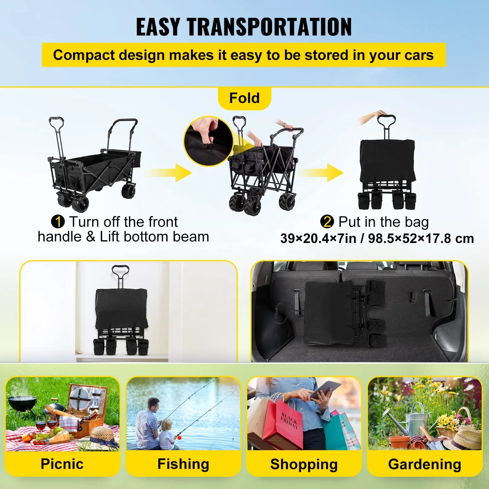 Outdoor Camping Folding Utilit - Outdoor Camping Trolley review and price