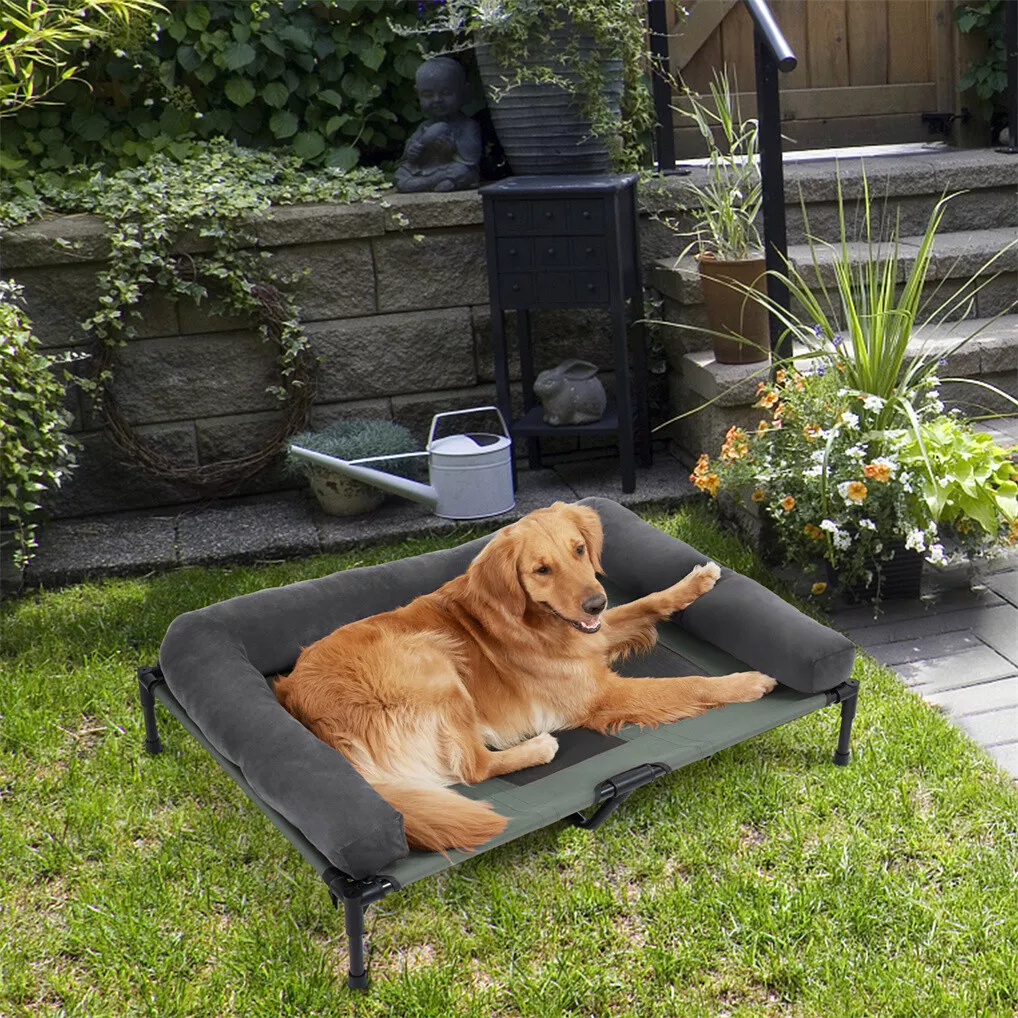 BINGOPAW Elevated Dog Bed Mesh - Outdoor Camping Dog Bed review and price